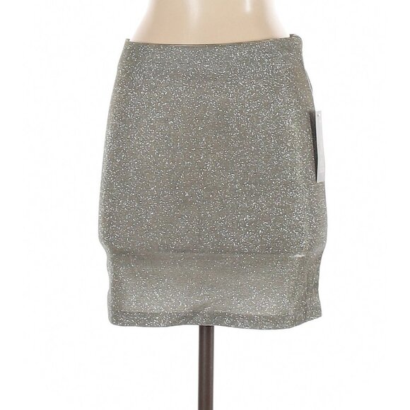 wild fable Dresses & Skirts - Wild Fable Silver Mini Skirt XS